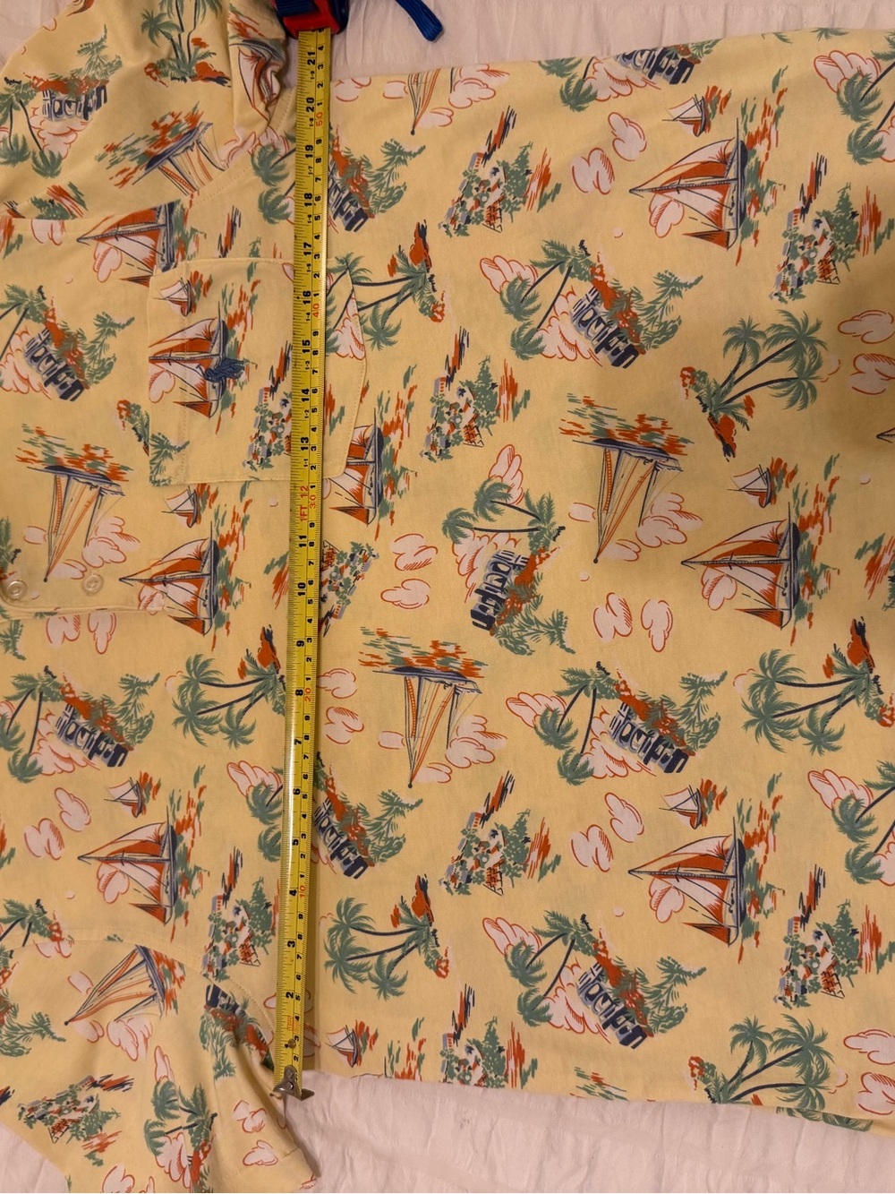 Ralph Lauren Yellow Sailboat & Palm Print Polo - Picture 5 of 6